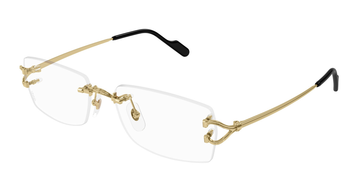 Cartier Eyeglasses CT0563O 001 Gold