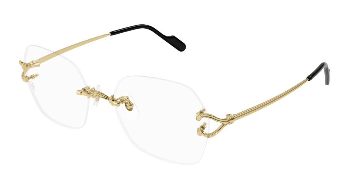 Cartier Eyeglasses CT0564O 001 Gold