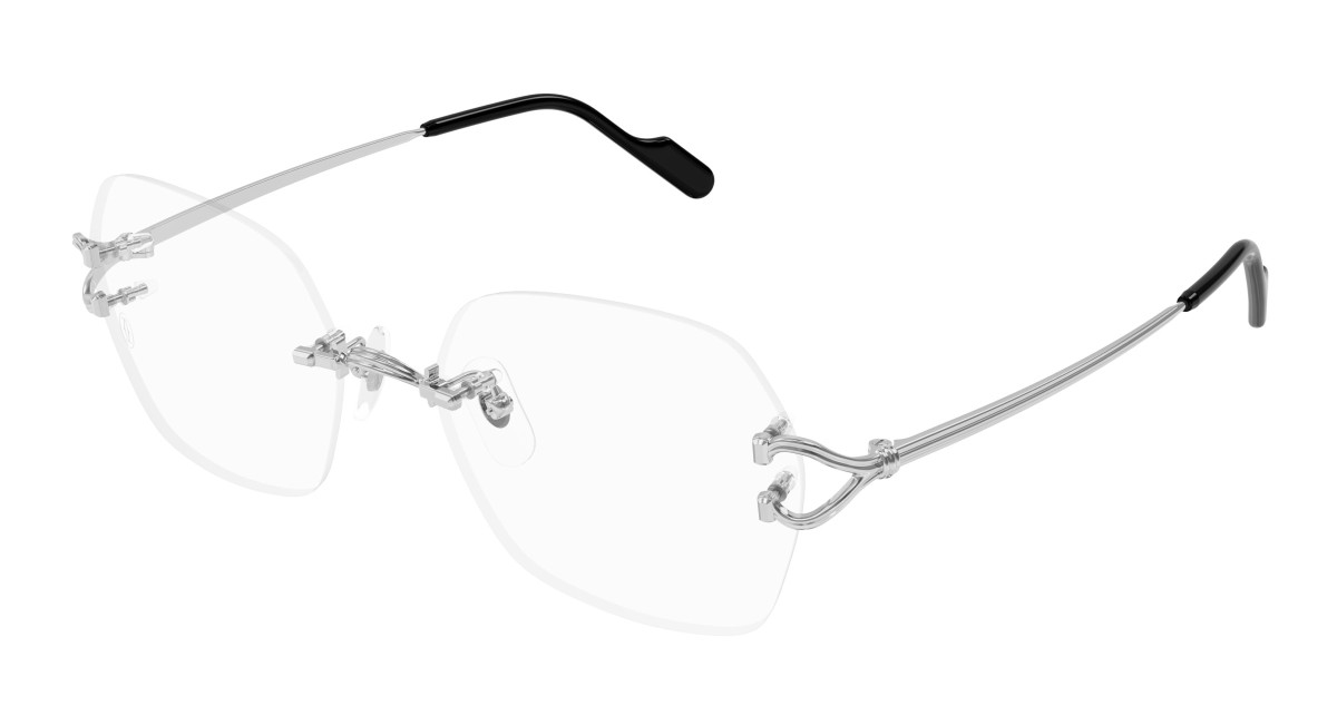 Cartier Eyeglasses CT0564O 002 Silver