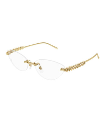 Cartier Eyeglasses CT0565O 001 Gold