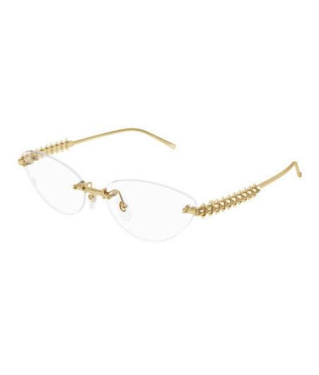 Cartier Eyeglasses CT0565O 001 Gold