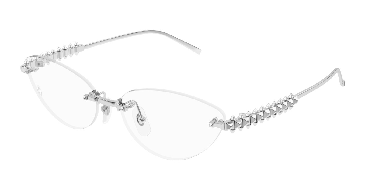 Cartier Eyeglasses CT0565O 002 Silver