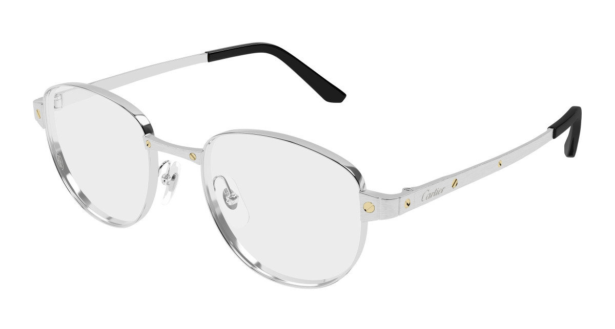 Cartier Eyeglasses CT0572O 002 Silver