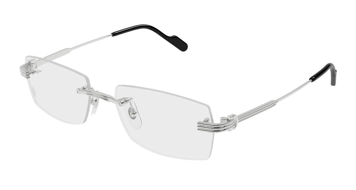 Cartier Eyeglasses CT0578O 002 Silver