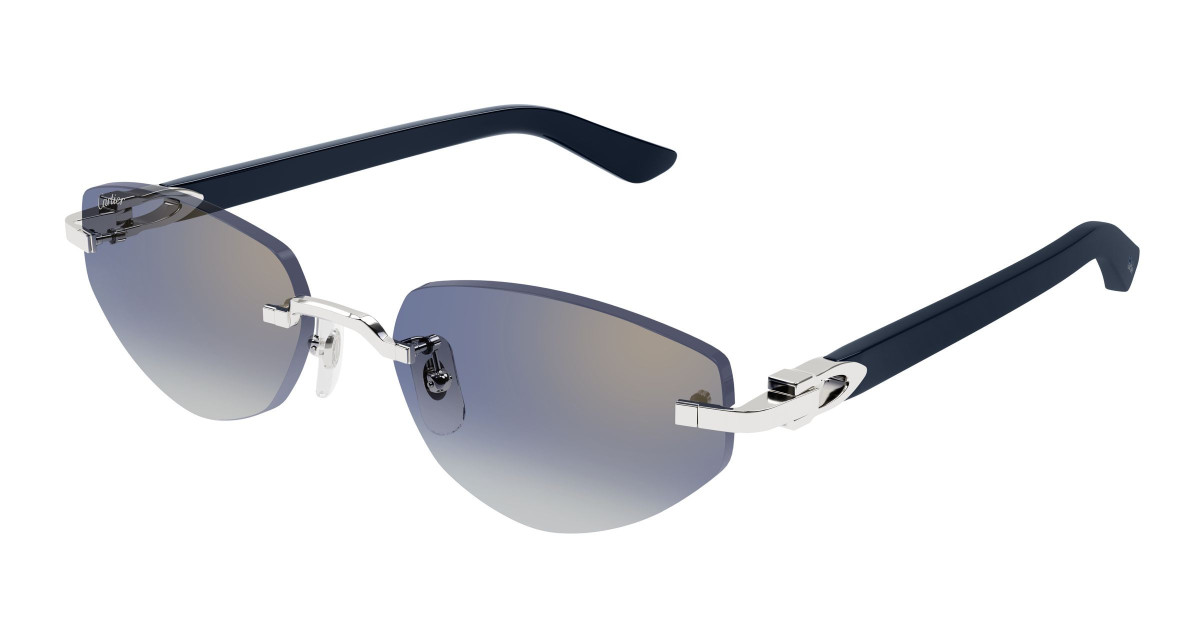 Cartier Sunglasses CT0580S 004 Silver
