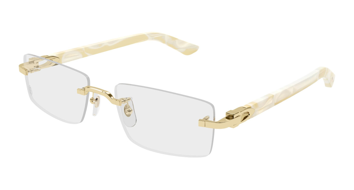 Cartier Eyeglasses CT0581O 003 Gold
