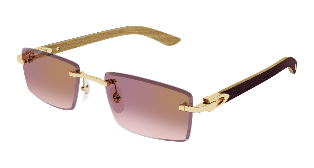 Cartier Sunglasses CT0582S 002 Gold