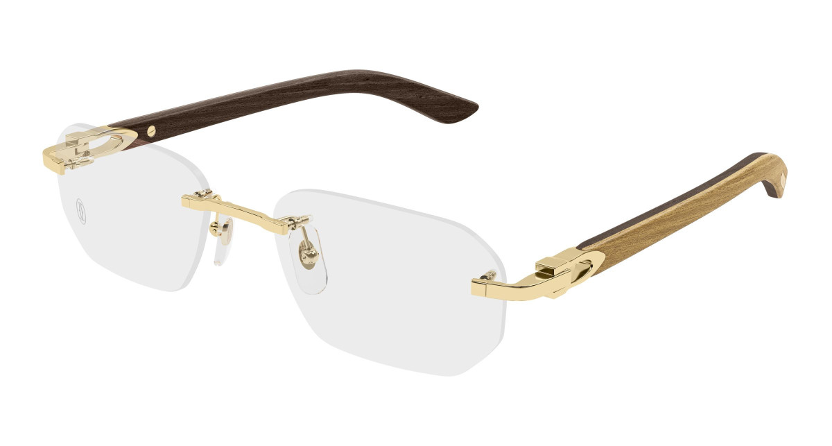 Cartier Eyeglasses CT0583O 003 Gold
