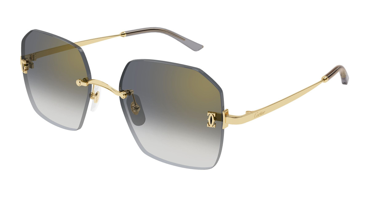 Cartier Sunglasses CT0591S 001 Gold