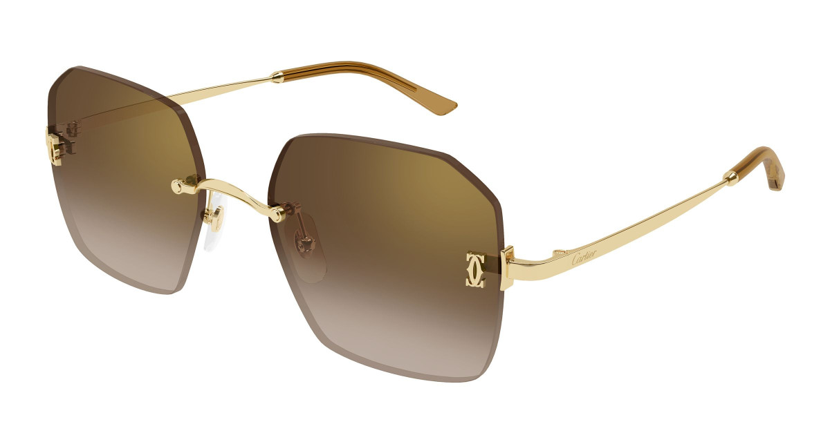 Cartier Sunglasses CT0591S 002 Gold