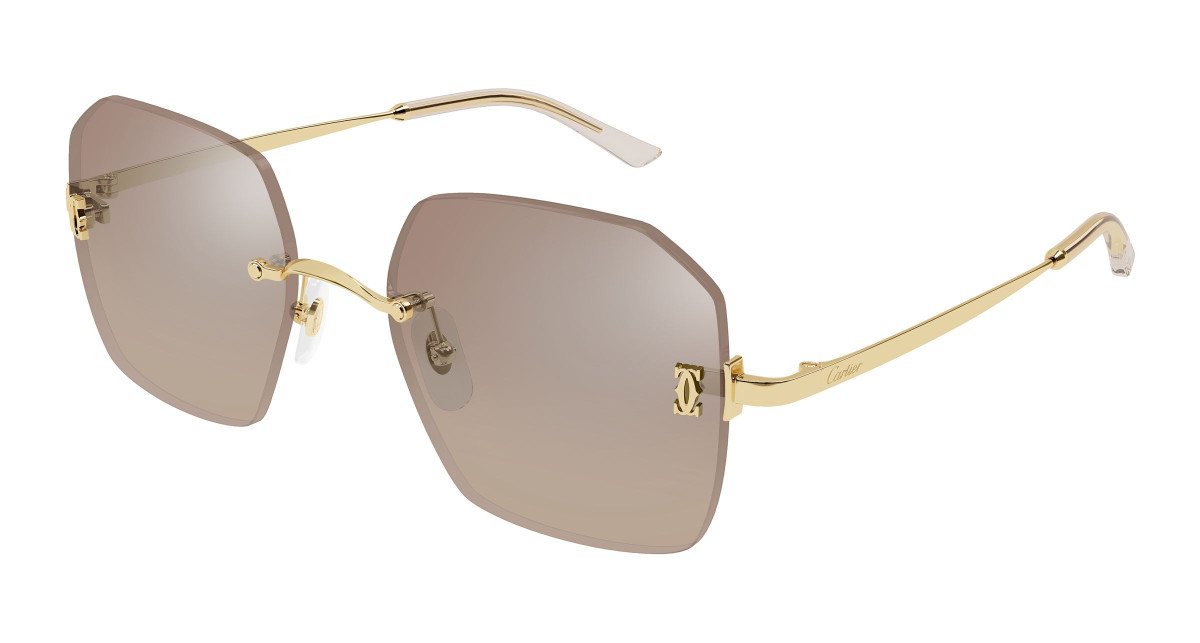 Cartier Sunglasses CT0591S 003 Gold