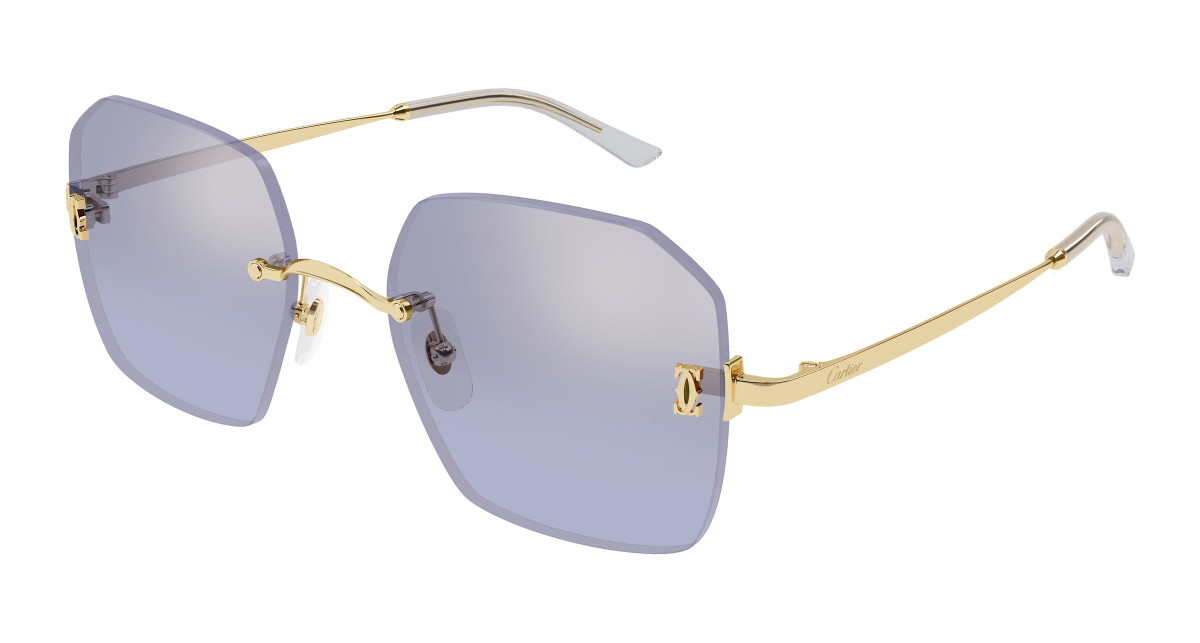 Cartier Sunglasses CT0591S 004 Gold