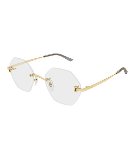 Cartier Eyeglasses CT0593O 001 Gold