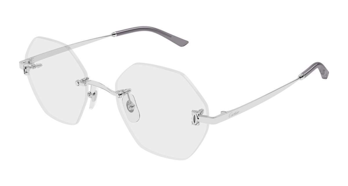 Cartier Eyeglasses CT0593O 002 Silver