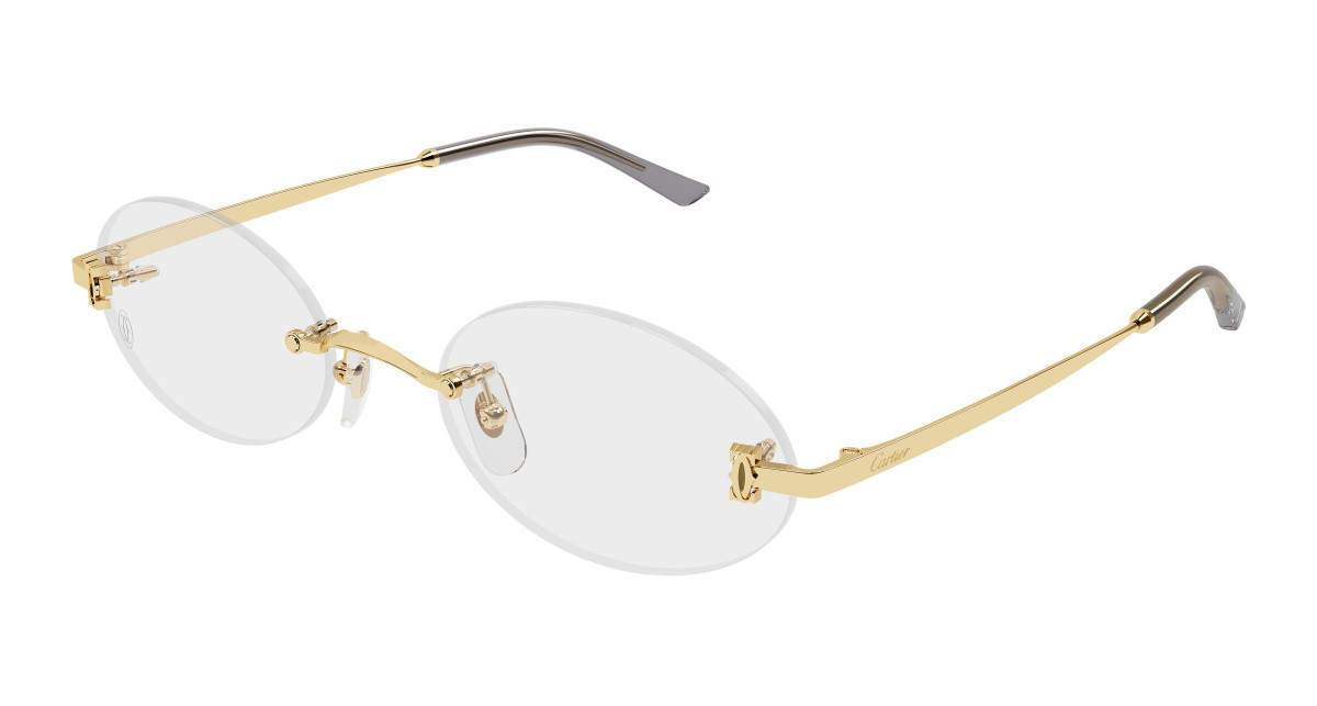 Cartier Eyeglasses CT0594O 001 Gold