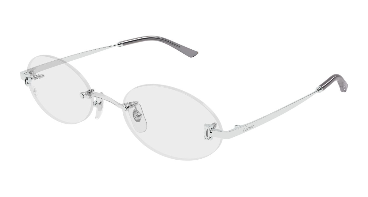 Cartier Eyeglasses CT0594O 002 Silver