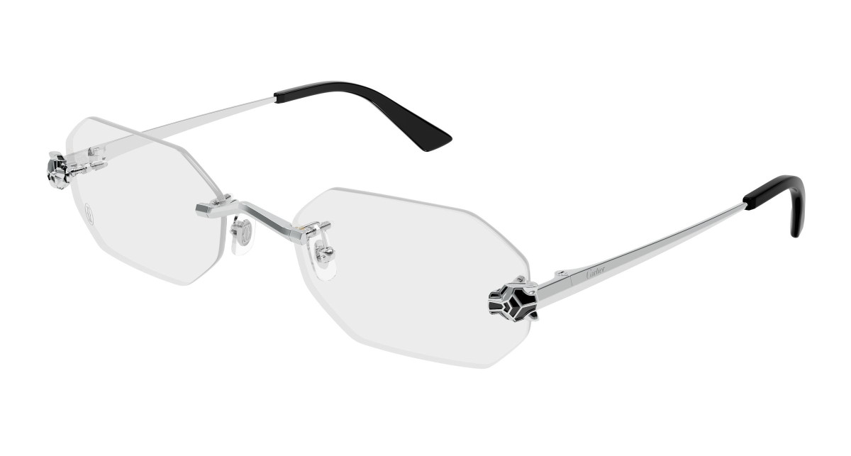 Cartier Eyeglasses CT0599O 002 Silver