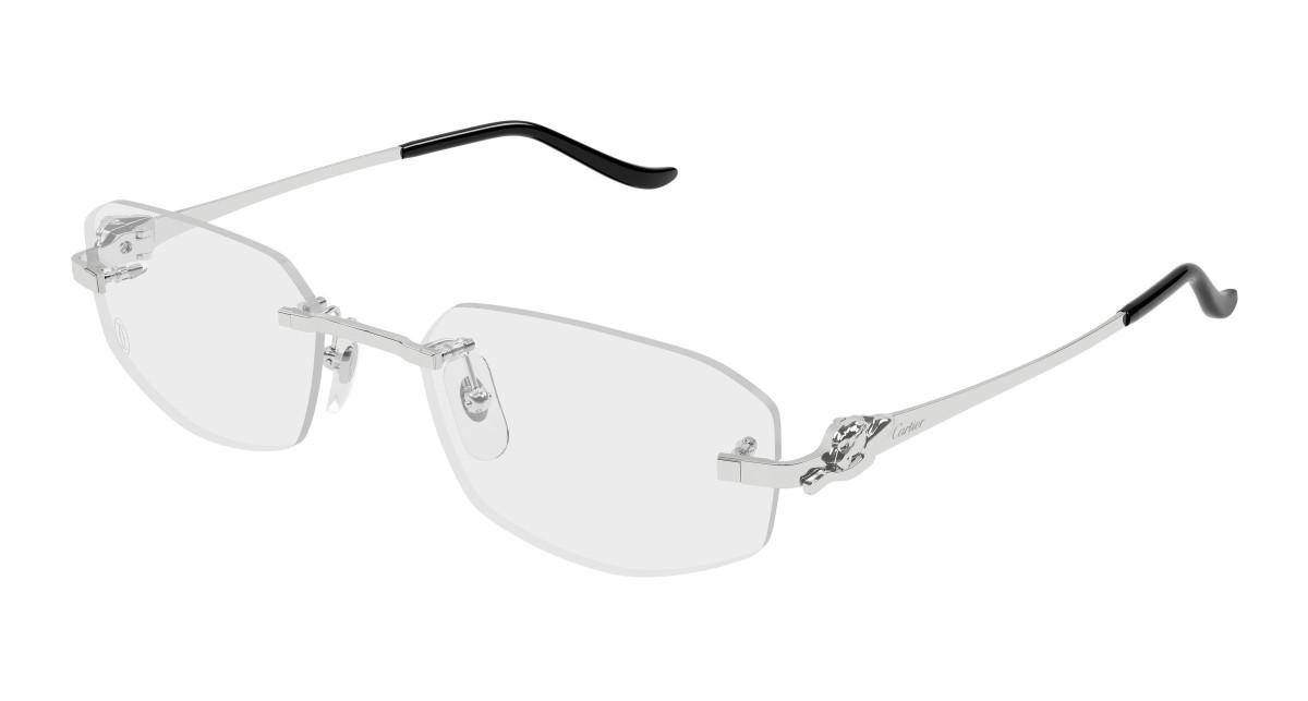 Cartier Eyeglasses CT0601O 002 Silver