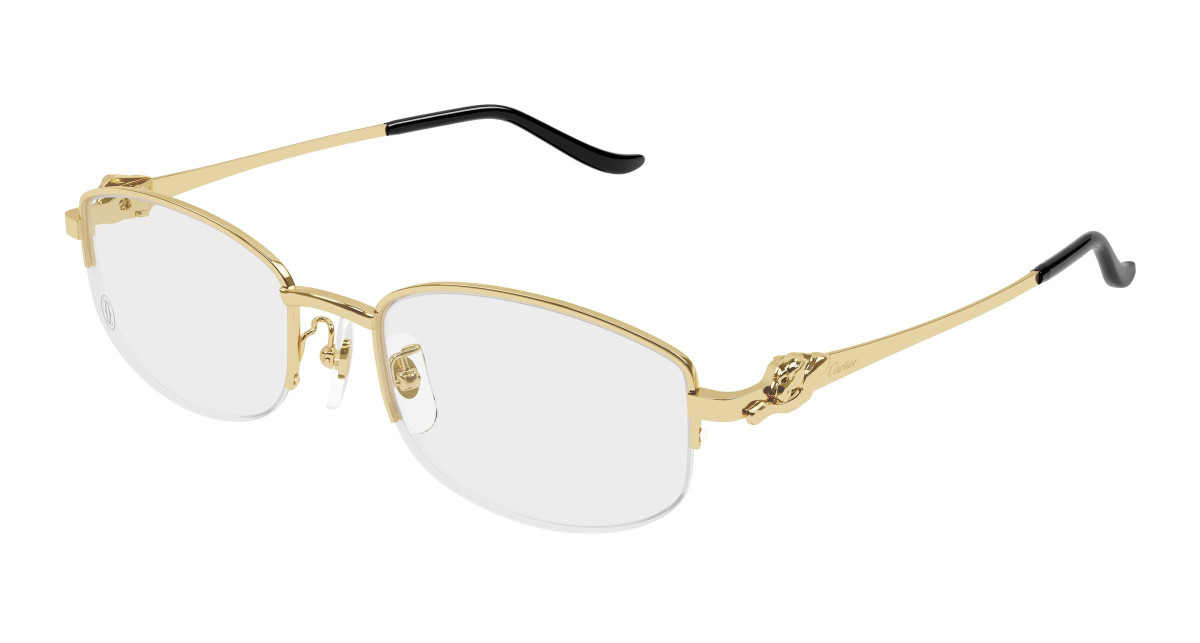 Cartier Eyeglasses CT0602OA 001 Gold