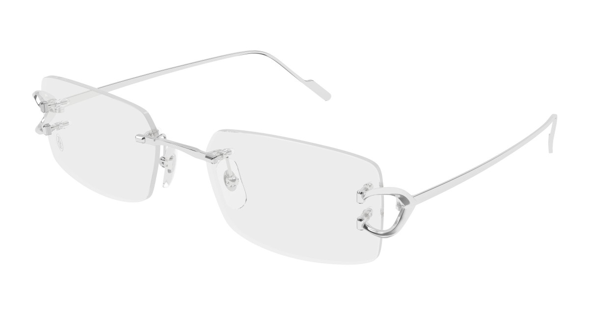 Cartier Eyeglasses CT0605O 002 Silver