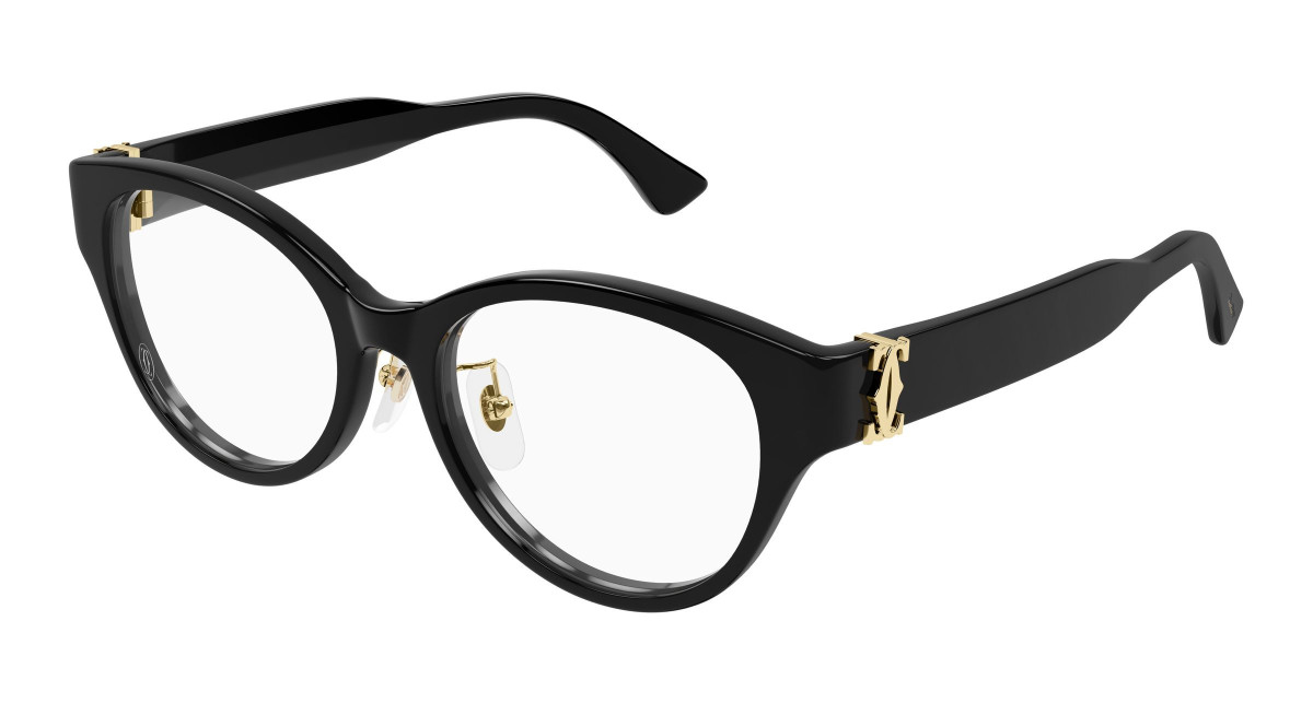 Cartier Eyeglasses CT0606OJ 001 Black
