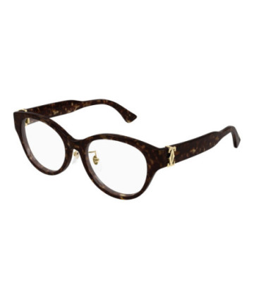 Cartier Eyeglasses CT0606OJ 002 Havana