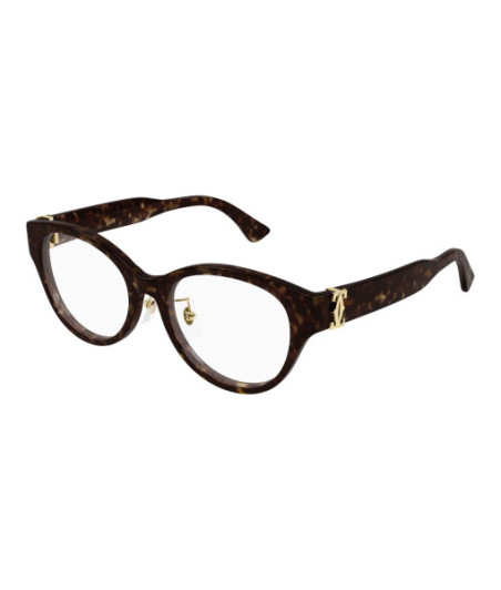Cartier Eyeglasses CT0606OJ 002 Havana