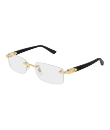 Cartier Eyeglasses CT0607OJ 001 Gold