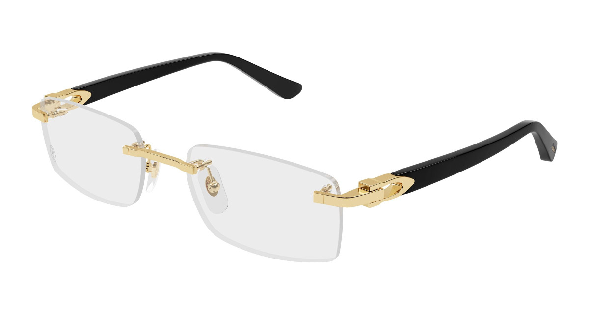 Cartier Eyeglasses CT0607OJ 001 Gold