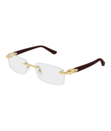 Cartier Eyeglasses CT0607OJ 002 Gold