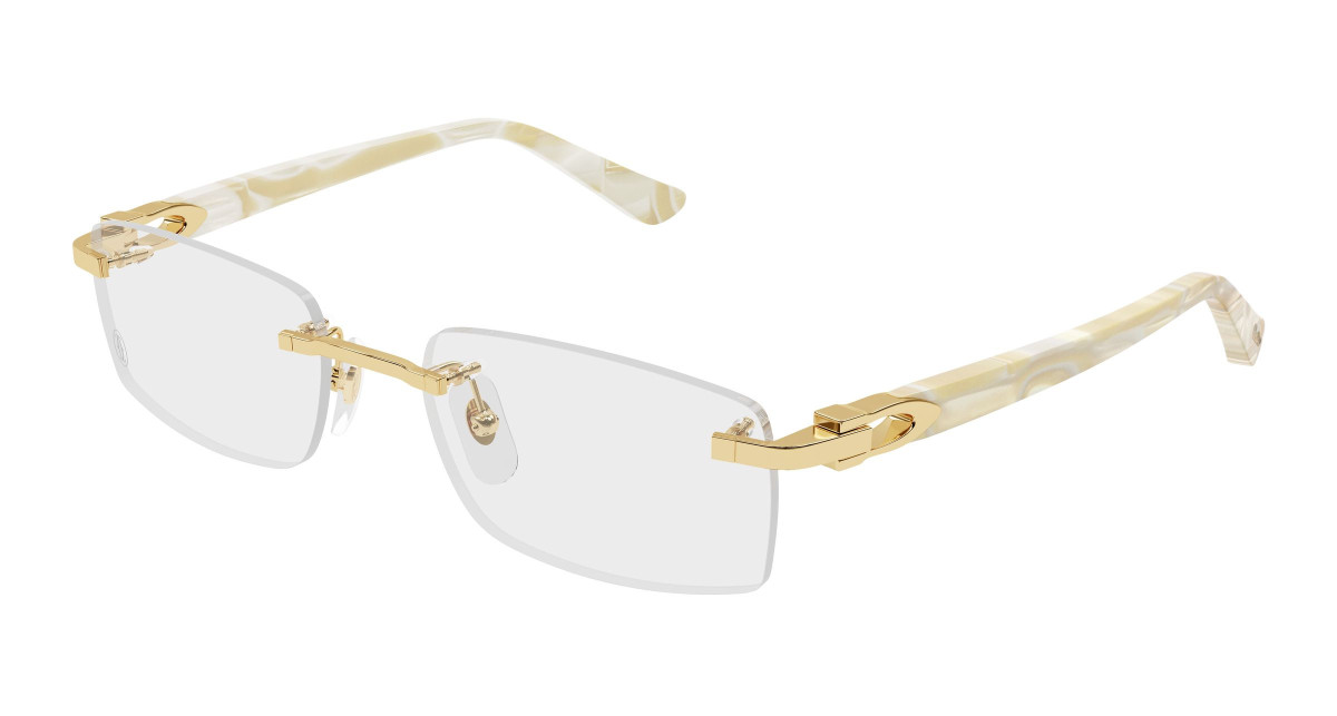 Cartier Eyeglasses CT0607OJ 003 Gold