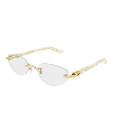 Cartier Eyeglasses CT0609O 003 Gold