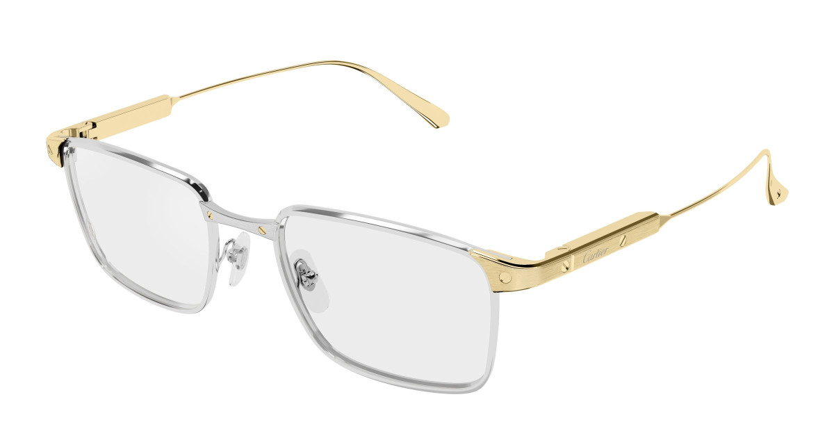 Cartier Eyeglasses CT0613O 003 Silver