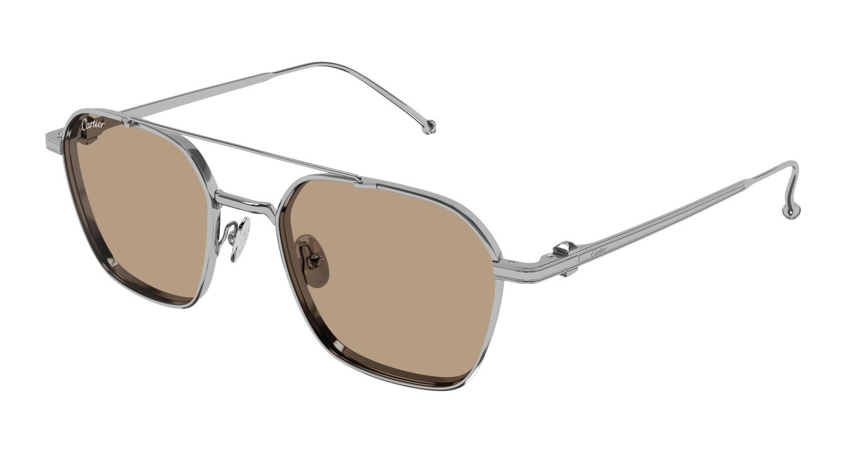 Cartier Sunglasses CT0618S 005 Ruthenium