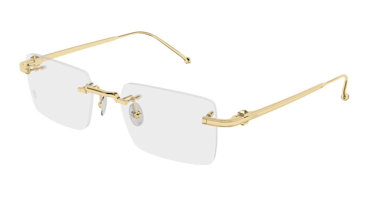 Cartier Eyeglasses CT0619O 001 Gold