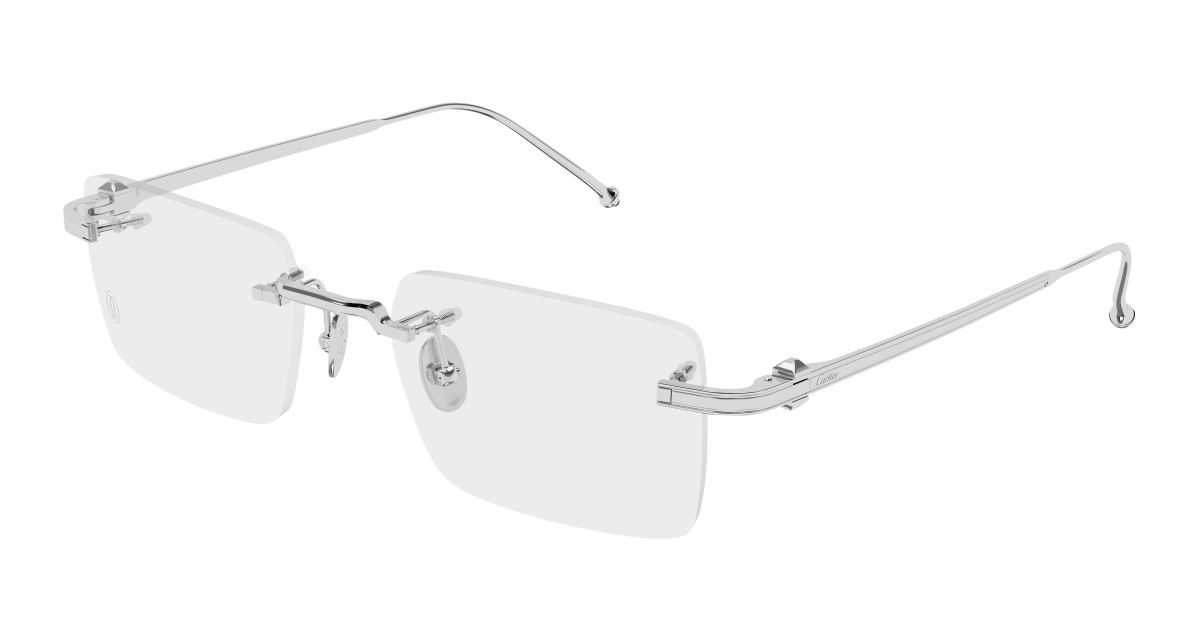 Cartier Eyeglasses CT0619O 002 Silver
