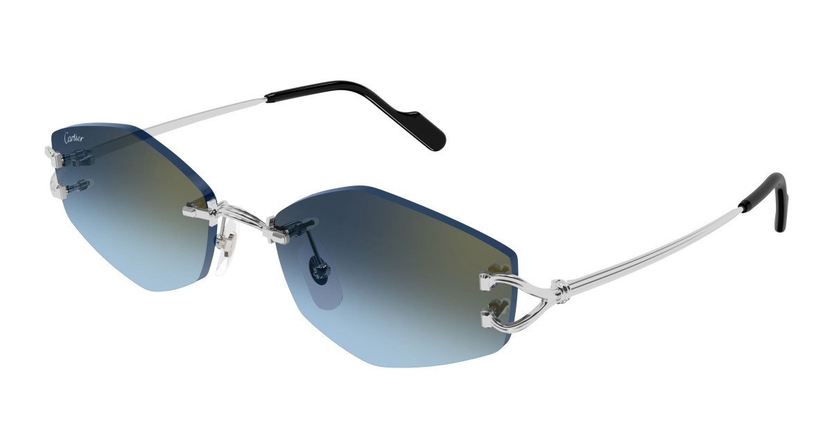 Cartier Sunglasses CT0620S 002 Silver