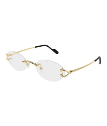 Cartier Eyeglasses CT0621O 001 Gold