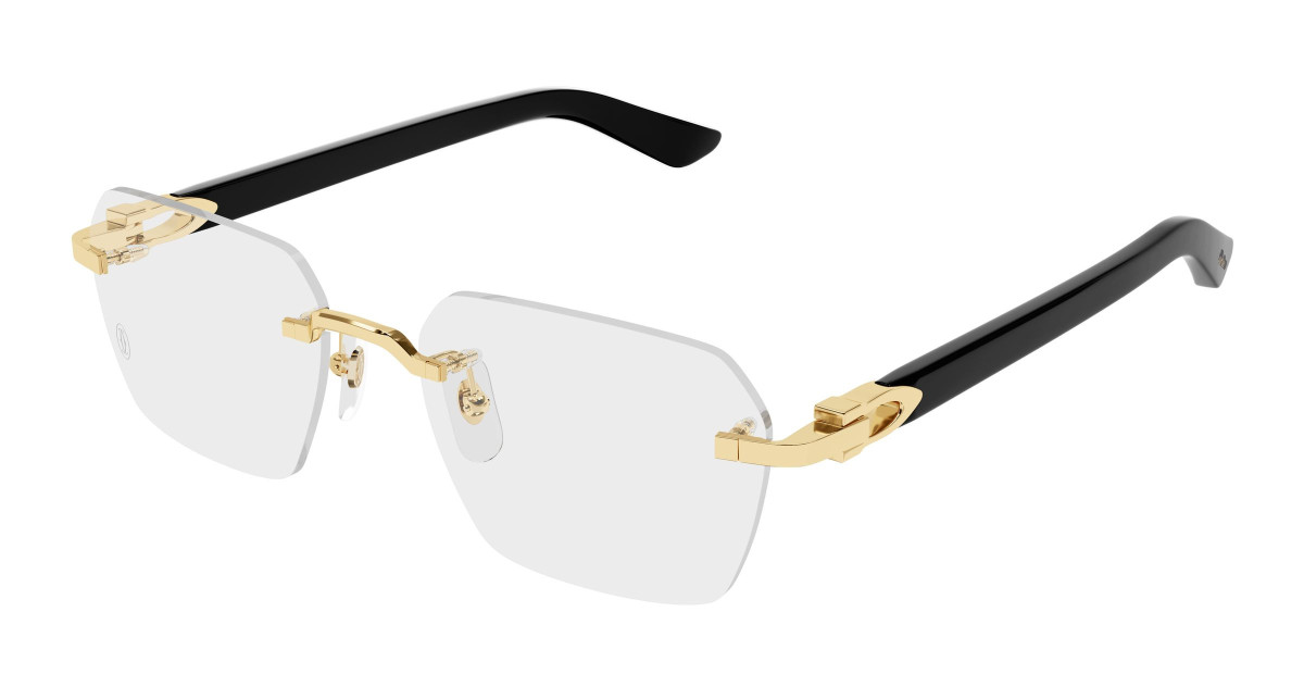 Cartier Eyeglasses CT0623O 001 Gold