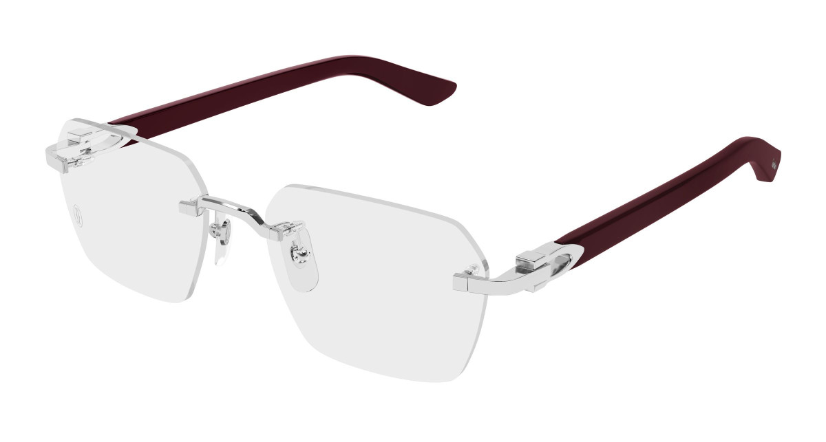 Cartier Eyeglasses CT0623O 002 Silver