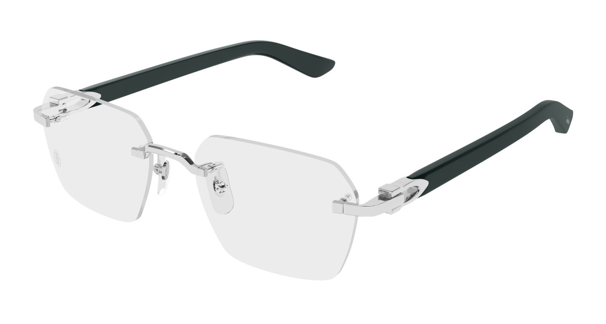 Cartier Eyeglasses CT0623O 003 Silver