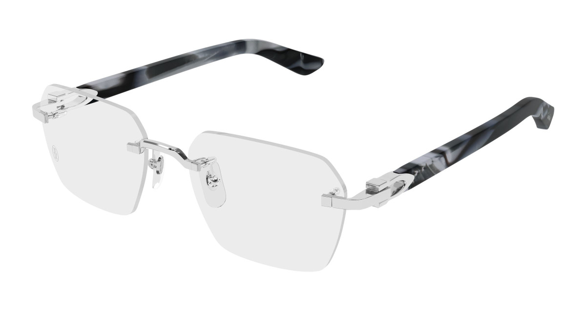 Cartier Eyeglasses CT0623O 005 Silver