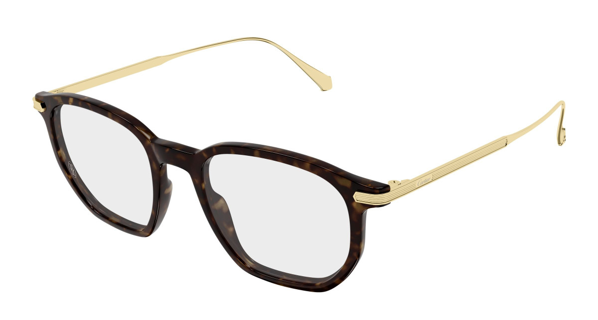 Cartier Eyeglasses CT0628O 003 Havana