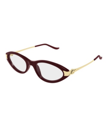 Cartier Eyeglasses CT0633O 003 Burgundy
