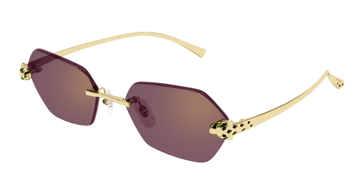 Cartier Sunglasses CT0636S 003 Gold