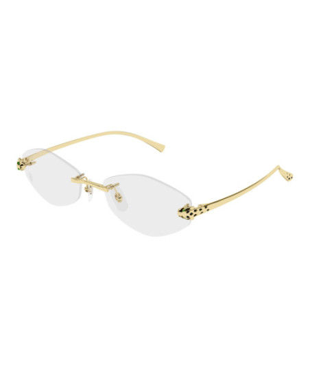 Cartier Eyeglasses CT0637O 001 Gold
