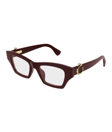 Cartier Eyeglasses CT0639O 008 Burgundy
