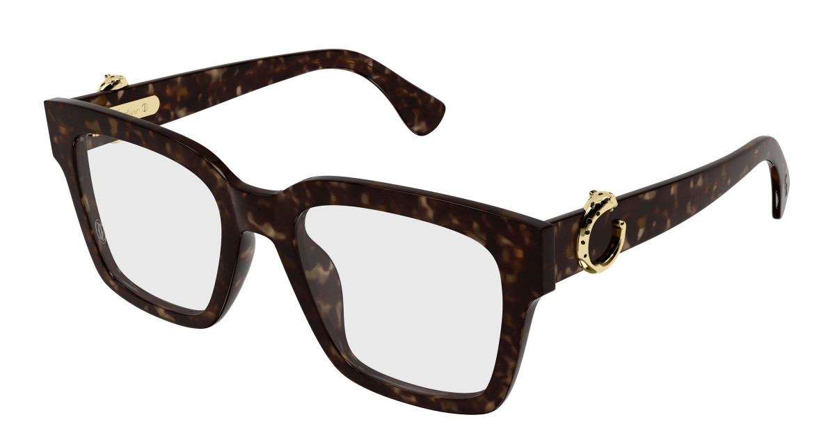 Cartier Eyeglasses CT0640O 003 Havana