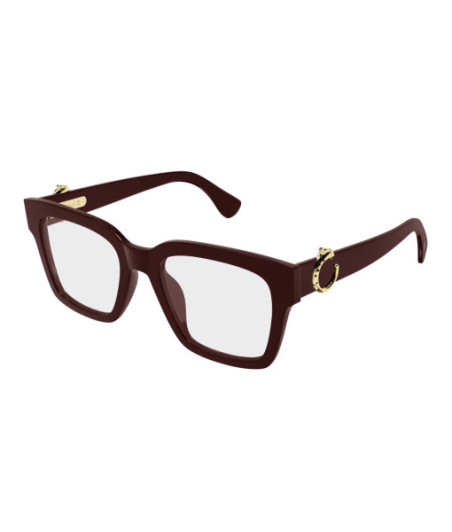 Cartier Eyeglasses CT0640O 004 Burgundy
