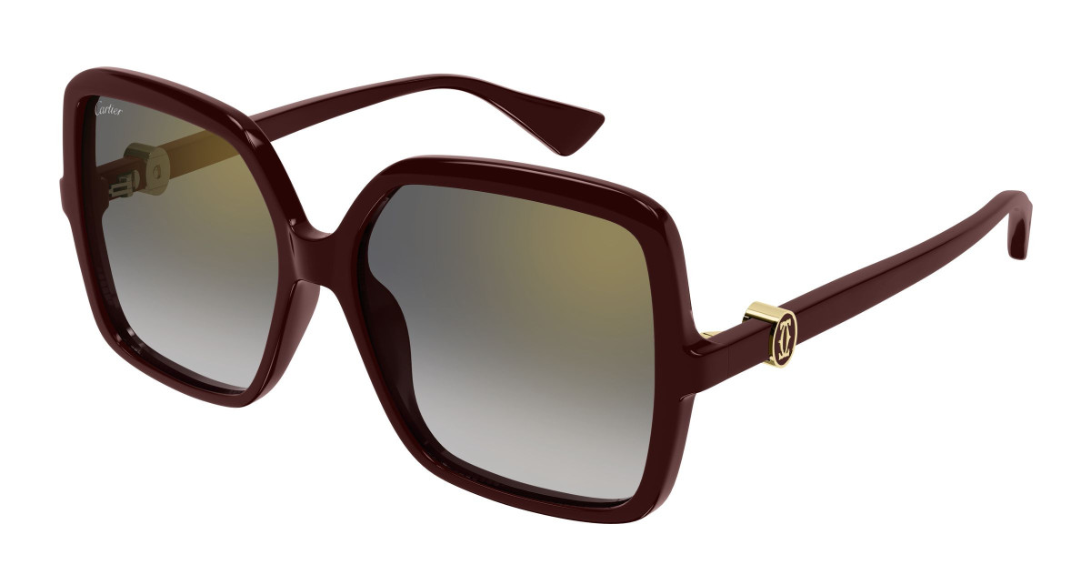 Cartier Sunglasses CT0641S 003 Burgundy